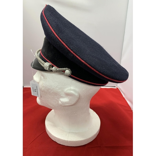 14 - A German style fire police cap