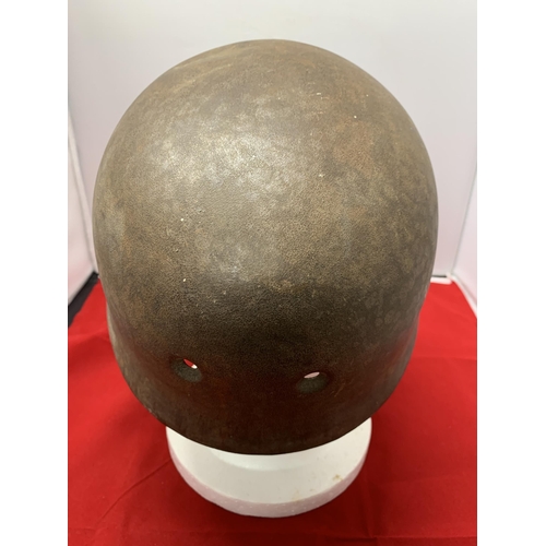 17 - A German style paratrooper helmet shell