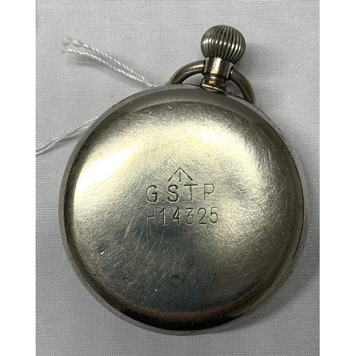 2 - A Buren Grand Prix WWII military pocket watch G.S.T.P.