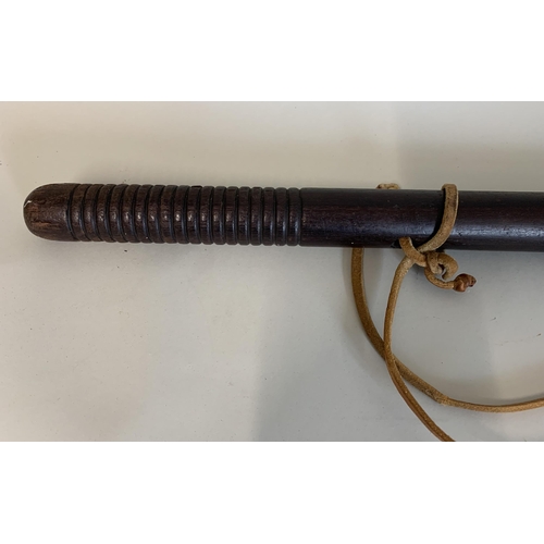 52 - A United States 1970's night stick baton (truncheon), called a 'Billy Club'