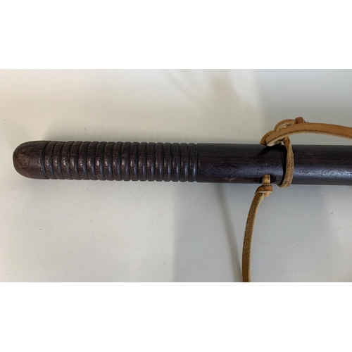 52 - A United States 1970's night stick baton (truncheon), called a 'Billy Club'