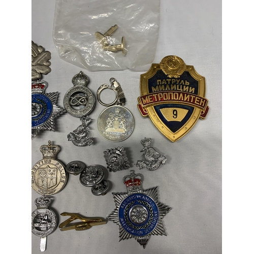 60 - A mixed lot of Police badges