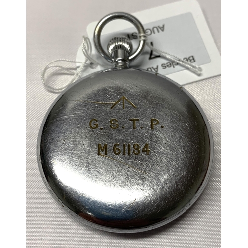 7 - Cyma WWII G.S.T.P. pocket watch