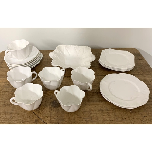 297 - Shelley late Foley part tea set in the white