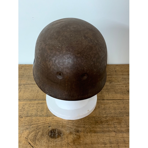 152 - A German style paratrooper helmet shell