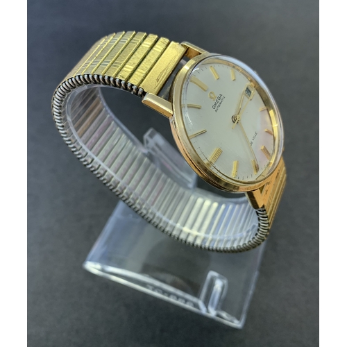 175 - A vintage Omega Automatic Seamaster De Ville wristwatch in 9ct gold case