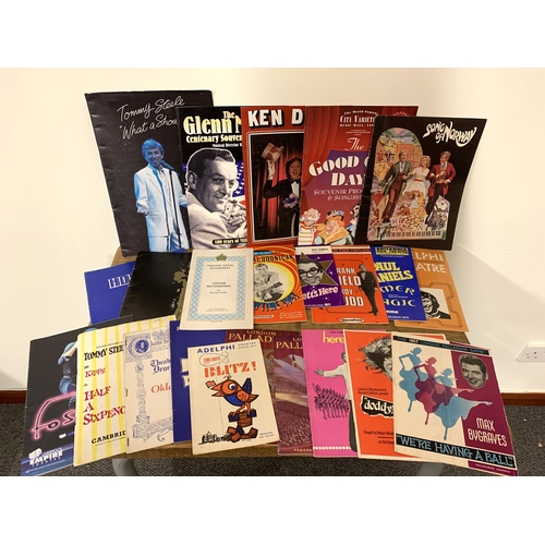 210 - A selection of vintage theatre programmes plus a group of 1960's/70's football programmes and ticket... 