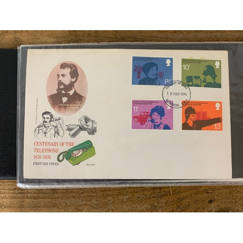 256 - An album of early first day covers ranging from 1964 to 1978