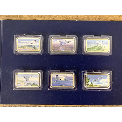 267 - The Concorde commemorative ingot collection, complete