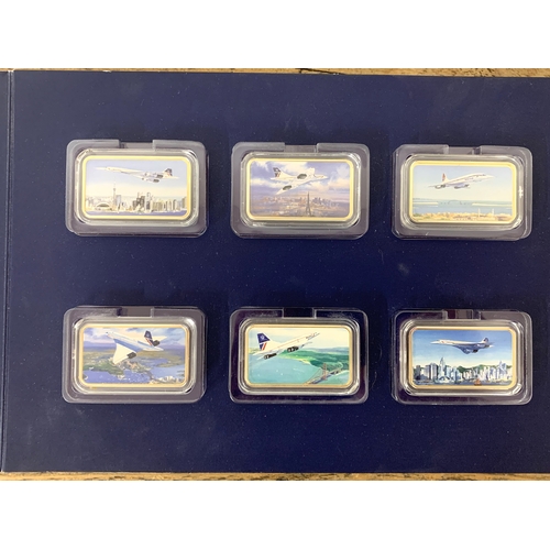 267 - The Concorde commemorative ingot collection, complete