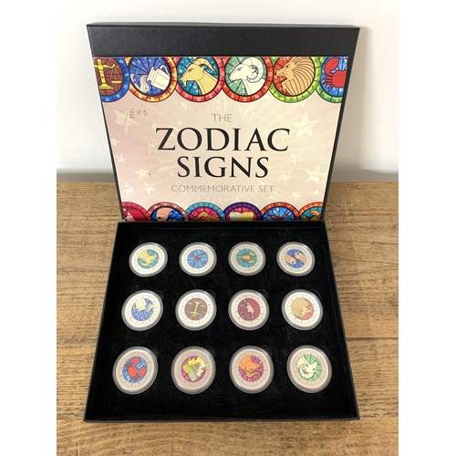 268 - The Zodiac Signs commemorative coins/medal set