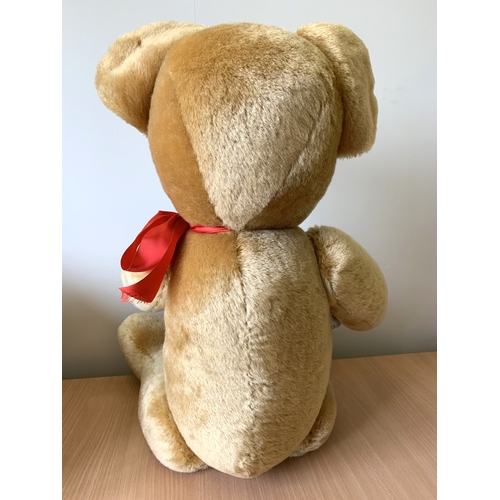 48 - A very large Merrythought bear with jointed limbs, approx. 29