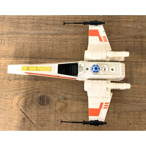 58 - A boxed vintage X-Wing Fighter 'Battle Damaged', Star Wars 1981 Empire Strikes Back (box as found)