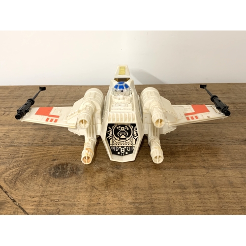 58 - A boxed vintage X-Wing Fighter 'Battle Damaged', Star Wars 1981 Empire Strikes Back (box as found)