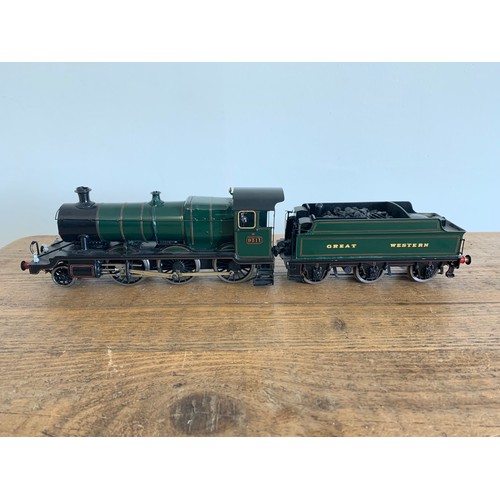 35 - A kit built O gauge loco and tender, 9311 Great Western