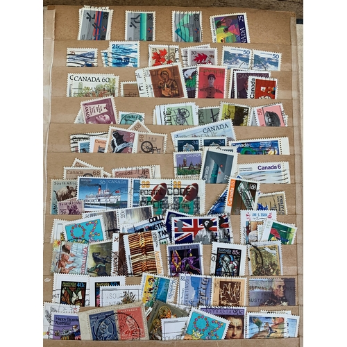 19 - Four vintage stamp albums and contents including a world stock book, pre decimal sheets (unused), pa... 