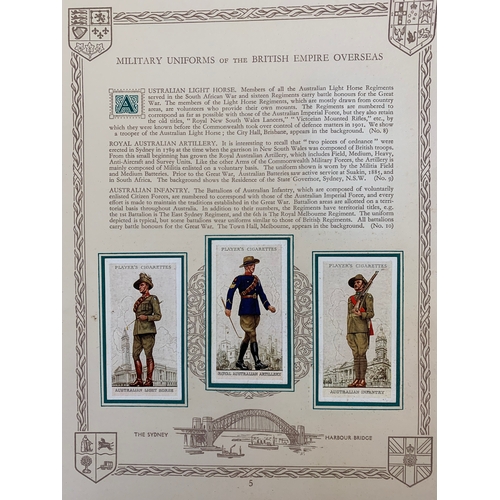 20 - A selection of mainly complete vintage sets of cigarette cards in books and loose, a tin covered alb... 