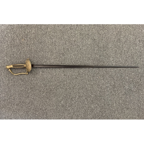 202 - A 19th Century French hunting sword, length approx. 36