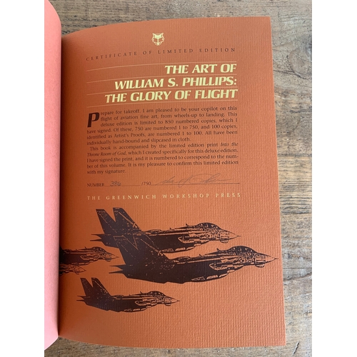 218 - A signed limited edition book 'The Art of William S Phillips, The Glory of Flight', 386 of 750