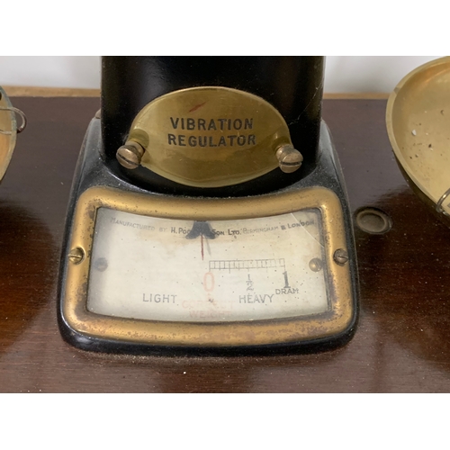 312 - A set of Pooley & Son's vintage scales