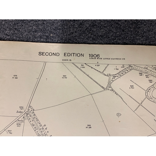 315 - An ordnance survey map of Horstead with Stanninghall PH, second edition 1906, 40