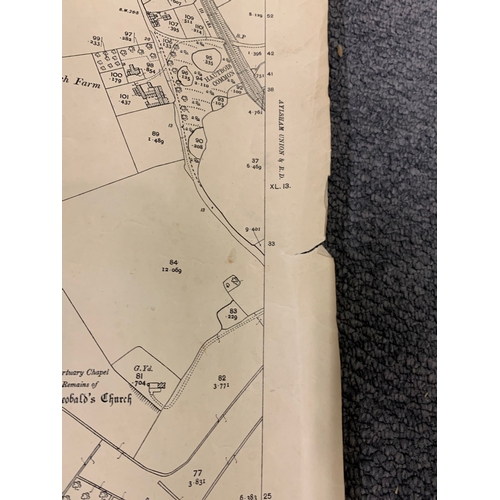 315 - An ordnance survey map of Horstead with Stanninghall PH, second edition 1906, 40