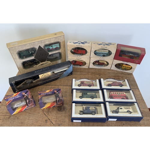 56 - Two vintage 1985 Matchbox James Bond Rolls Royce Silver Cloud II (boxed, but age wear to box) plus L... 