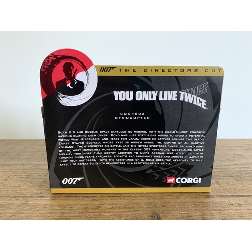 72 - A boxed James bond 007 You Only Live Twice gyrocopter, signed on inside of cover by inventor and pil... 