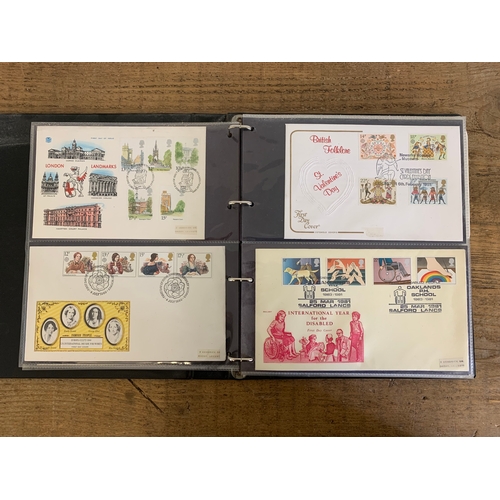 92 - Three full albums of FDC's, dates including 1968-1979, 1979-1987 and 1987-1995