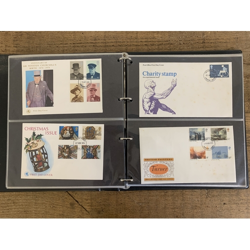 92 - Three full albums of FDC's, dates including 1968-1979, 1979-1987 and 1987-1995