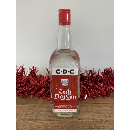 10 - A one litre bottle of CDC Cork dry gin