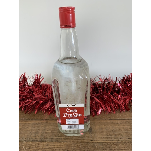 10 - A one litre bottle of CDC Cork dry gin