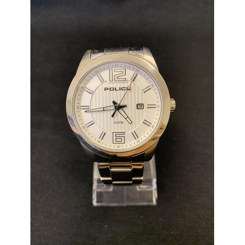 120 - A Police designer gents wristwatch