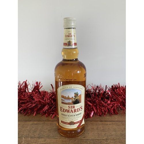 15 - A one litre Sir Edwards Scotch whisky