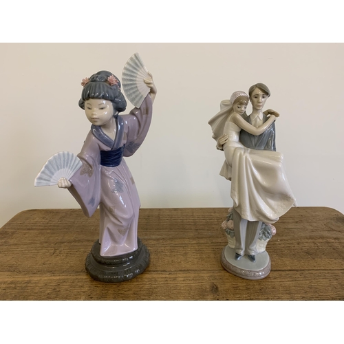 281 - A Lladro Daisa 1976 figurine of an Oriental girl, 11 1/2