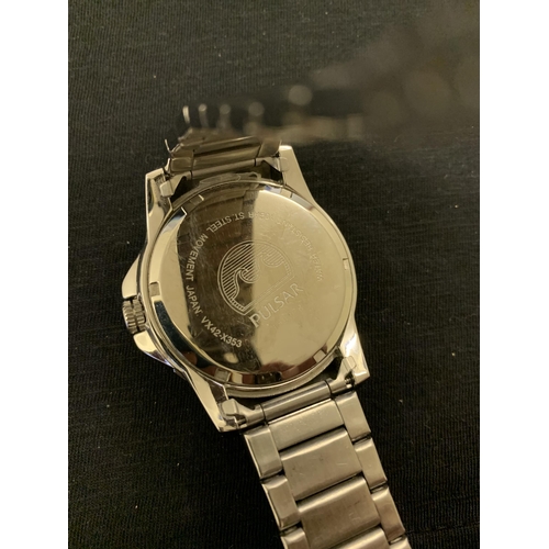 245 - A Pulsar designer gents wristwatch (running at the time of lotting)