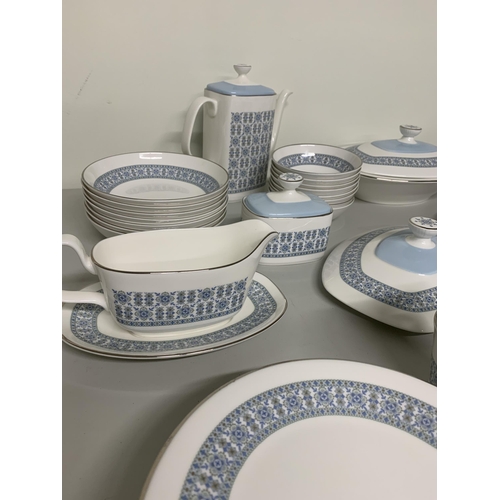 315 - An extensive over two boxes Royal Doulton 'Counterpoint' dinner and tea service, including one turee... 