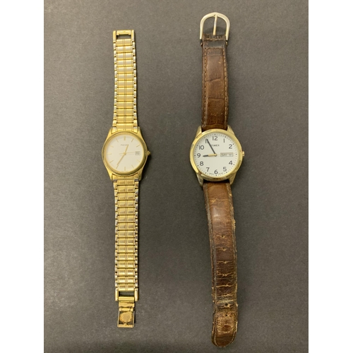 240 - Two vintage wristwatches, Timex and Pulsar