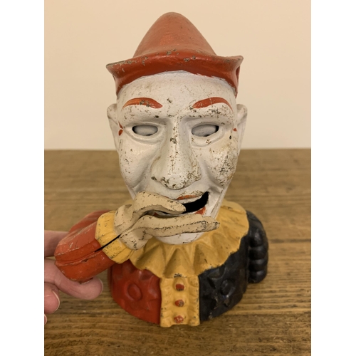 157 - A vintage style clown money box