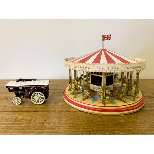 191 - A Lledo Showmans Collection limited edition wagon and cardboard carousel, with certificate, No.08142... 