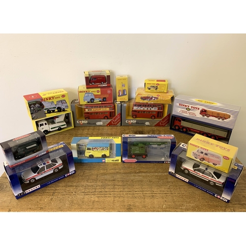 200 - Mixed corgi cars, buses etc (some boxes distressed)