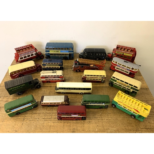 212 - Corgi buses, trams, fire engines etc