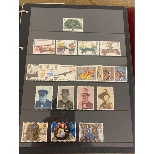 270 - A stamp album with mainly 1970's/80's decimal British stamps