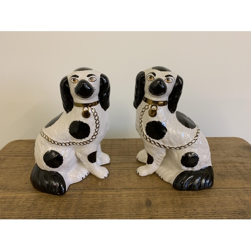 48 - A pair of Staffordshire style dogs, approx. 9