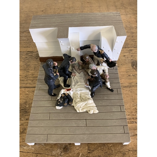 147 - A boxed Britains 'The Death of Nelson' diorama, circa 2005, limited edition no. 41142, complete with... 