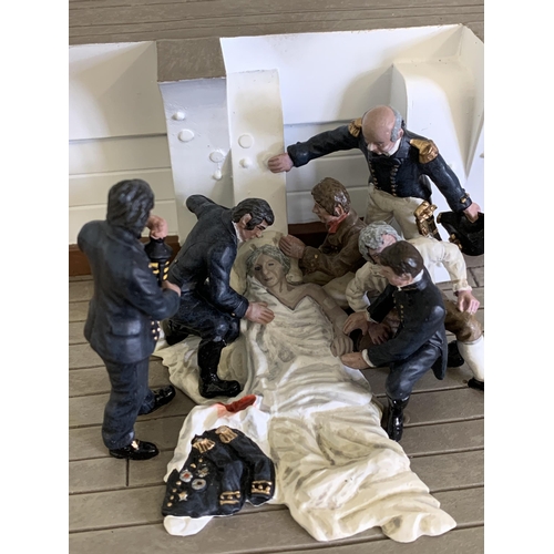 147 - A boxed Britains 'The Death of Nelson' diorama, circa 2005, limited edition no. 41142, complete with... 