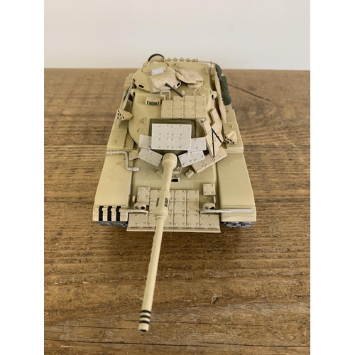 16 - A vintage die cast Minichamps desert tank, 10 1/4