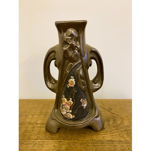 211 - A Bretby Art Nouveau vase, 11