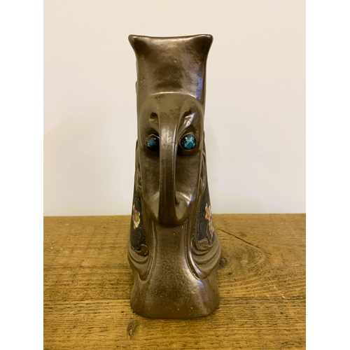 211 - A Bretby Art Nouveau vase, 11