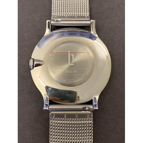 258 - A Lilienthal Berlin Huxley quartz wristwatch (running at the time of lotting, very light wear)